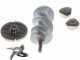 FIMAR TC22TE Electric Meat Mincer - Removable Grinding Unit and Body in Aluminium - Single-phase - 230V / 1.5 hp