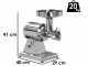 FIMAR TC12TS Electric Meat Mincer - Body in Polished Aluminium - Stainless Steel Removable Grinding Unit - Single-phase - 230 V / 1.5 hp