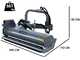 BlackStone BVH 200 H - Tractor-mounted side verge flail mower with Arm - Heavy Series