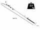 Verdemax - Saw complete with saw + Telescopic pole 3 sections cm 190-500