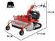 GeoTech-Pro GFM 860 L-E - Professional Hammer Rough Cut Mower -  Loncin G420FD