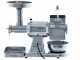 FIMAR TC12T Electric Meat Mincer - with Integrated Grater - Grinding Unit in Stainless Steel - Single-phase - 1.5HP/230V