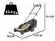 Blackstone B-ELM 43 Electric Lawn Mower - 2000W - 43 cm Blade
