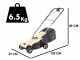 BlackStone B-ELM 32 Electric Lawn Mower - 1200W - 32 cm Blade