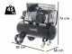 BlackStone B-LBC 50-30 - Electric Belt-driven Air Compressor - 3 Hp Motor - 50 L