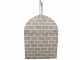 AgriEuro Top-Line Pulcinella Stone Grigio - Outdoor Wood-fired Pizza Oven 80X60 - 4 Pizzas