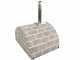 AgriEuro Top-Line Family Stone Grigio - Outdoor Wood-fired Pizza Oven 80X60 - 4 Pizzas