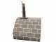 AgriEuro Top-Line Family Stone Grigio - Outdoor Wood-fired Pizza Oven 80X60 - 4 Pizzas