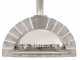 AgriEuro Top-Line Family Stone Grigio - Outdoor Wood-fired Pizza Oven 80X60 - 4 Pizzas