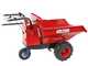 Battery-Powered Power Wheelbarrow GeotechPro Mini Dumper Car E300 - Manual Dumper Barrow 300 Kg