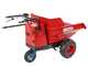 Battery-Powered Power Wheelbarrow GeotechPro Mini Dumper Car E300 - Manual Dumper Barrow 300 Kg
