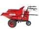 Battery-Powered Power Wheelbarrow GeotechPro Mini Dumper Car E300 - Manual Dumper Barrow 300 Kg