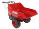 Battery-Powered Power Wheelbarrow GeotechPro Mini Dumper Car E300 - Manual Dumper Barrow 300 Kg
