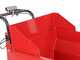 Battery-Powered Power Wheelbarrow GeotechPro Mini Dumper Car E300 - Manual Dumper Barrow 300 Kg