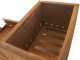 FLIPPER 50 Wood-fired Barbecue - 45x50 cm Grid - Frame in Weathering Steel