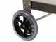 Stainless Steel Top Trolley with Rubber Wheels