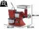 FAMA TG12 RETR&Ograve; Electric Meat Mincer - Grinding Unit in Food-grade cast iron - Three-phase - 1.0HP/400V