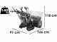 BlackStone B-ST 87 BSTE - Petrol Snowplough - Tracked - B&amp;S 2100