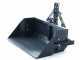 Blackstone B-PAL 100 - Tractor-mounted Rear Loader Bucket - 100 cm Blade - 400 Kg Load Capacity
