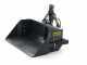 BlackStone B-PAL H 120 - Tractor-mounted Hydraulic Rear Loader Bucket - 120 cm - 400 Kg Load Capacity