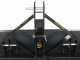 BlackStone B-PAL H 180 - Tractor-mounted Hydraulic Rear Loader Bucket - 180 cm - 700 Kg Load Capacity