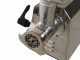 FAMA TI12 Electric Meat Mincer - Body in Stainless Steel - Grinding Unit in Food-grade Cast Iron - Single-phase - 230V/ 1.0 hp