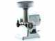 FAMA TS8 Electric Meat Mincer - Body in Polished Aluminium - Stainless Steel Grinding Unit - 0.5HP/230V
