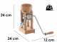 Eschenfelder 1210 Beechwood 150g - Manual Flaker Mill with Stainless Steel Rollers