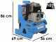 Campagnola PTO ECOPLUS 950 PTO Driven Air Compressor with Three-Point-Hitch for Olive Harvesting and Pruning