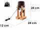 Eschenfelder n1210 150g - Manual Walnut Flaker Mill with Stainless Steel Rollers