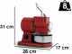 Fama Mignon GM Retr&ograve; - Professional Electric Polished Aluminium Grater - 380W