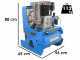 Campagnola PTO ECOPLUS 1000 PTO Driven Air Compressor with Three-Point-Hitch for Olive Harvesting and Pruning