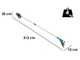 Paterlini Ara 8/D Pneumatic Pruning Shears - 2.5 m Fixed Pole - compressed air