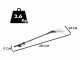 Zanon Karbonium PRO AL 300 - Electric Battery-powered Olive Harvester - Telescopic Pole