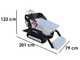 Seven Italy TH500C L70-E Tracked Diesel Power Barrow - Hydraulic dumper truck 500 Kg with bucket