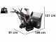 BlackStone B-ST 76 LTE - Petrol Snowplough - Tracked - Loncin 180F(D)S