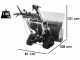 BlackStone B-ST 76 BSTE - Petrol Snowplough - Tracked - B&amp;S 1450 Snow