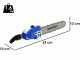 Paterlini JACK PA 10'' 1/4 Pneumatic Chain Pruner - on Extension Pole