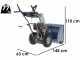 BullMach BM-61 LW - Petrol Snowplough - Loncin H200