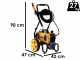 DeWalt DXPW 001CE KART Cold Water Electric Pressure Washer 160 bar Max -  500 L/h Max - with removable cart