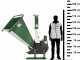 GreenBay GB-WTDC 100 - Tractor-mounted garden shredder - Disc rotor