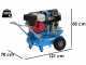 Campagnola MC 660 Petrol Engine-driven Air Compressor with Honda GX270 Petrol Engine +  2 Olive Harvesters
