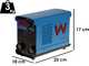 MMA Awelco AX200 Electrode Inverter Welding Machine - with MMA Kit -  30%200Ah Duty Cycle