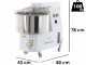 SPIRALMAC SV44 - Spiral mixer - Single phase - 44 Kg - 2 HP
