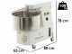 SPIRALMAC SV44 - Spiral Mixer - Three-Phase - 2 Speeds - 44 Kg - 3 HP