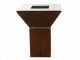 COLORADO Wood-fired Barbecue - 4 Stainless Steel Plates - Frame in Weathering Steel