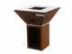 COLORADO Wood-fired Barbecue - 4 Stainless Steel Plates - Frame in Weathering Steel