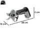Volpi KV220 Electric Battery-powered Pruning Shears - With built-in battery 7.2V/4.0 ah