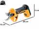 Volpi Predator PV220 Cordless Battery-powered Pruning Shears - With built-in battery 7.2V/4.0 ah