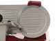 FAC F 250 R Red - Meat Slicer with 250 mm Blade - Easy-to-clean parts  - Fixed Sharpener
